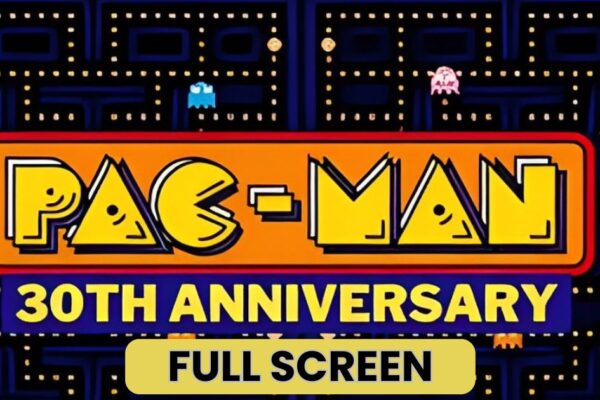 Pacman 30th anniversary full screen