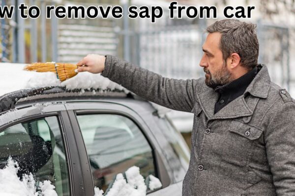 how to remove sap from car